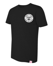 Load image into Gallery viewer, ACE Sunglasses Pocket/Back  Circle print black Tee - Found My Happy
