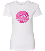 Load image into Gallery viewer, Found My Happy - Happy Life Circle T-Shirt - Found My Happy

