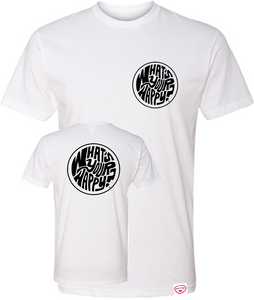 What's Your Happy? Pocket/Back Circle print Tee - Found My Happy