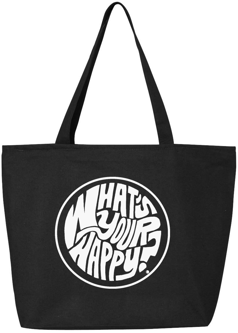 What's Your Happy? Zip Tote Bag - Found My Happy