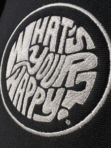 Found My Happy - What's Your Happy? Embroidered pocket/sleeve sweatshirt - Found My Happy